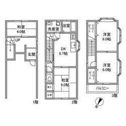 私部4丁目戸建の物件間取画像